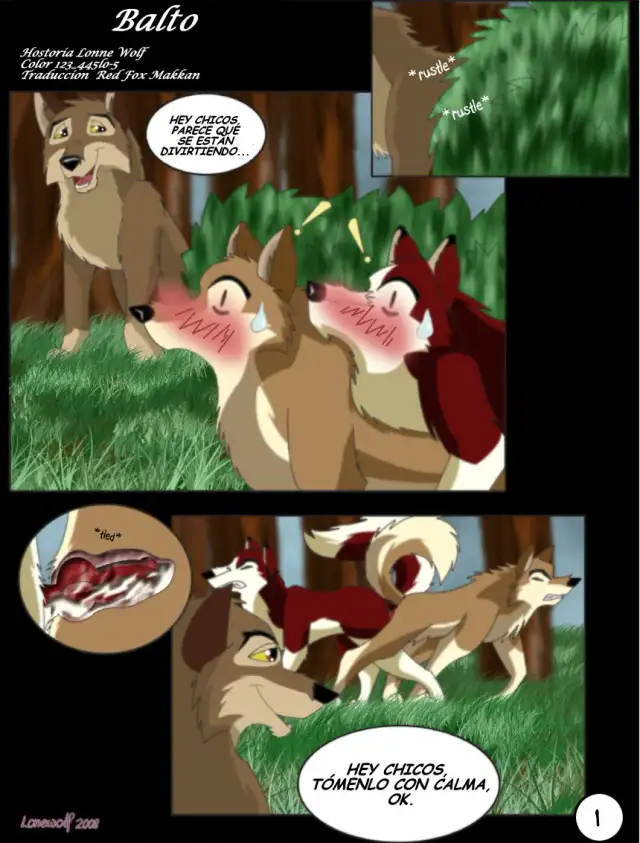 Balto 1 - Spanish cover