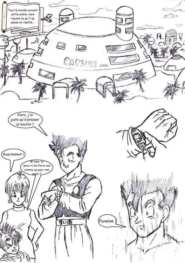Gohan and Bulma cover