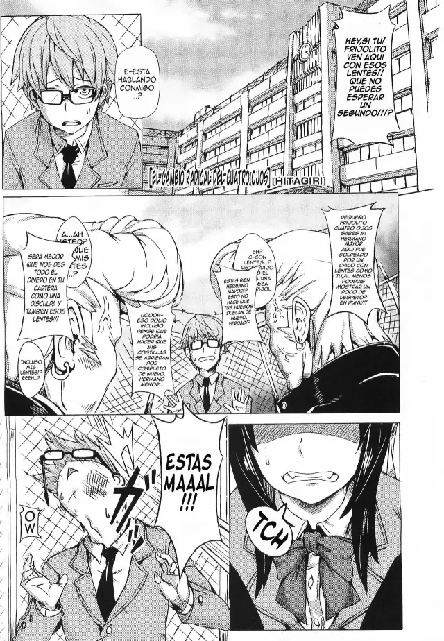 Gyakuten Megane | El cambio radical del cuatro ojos cover