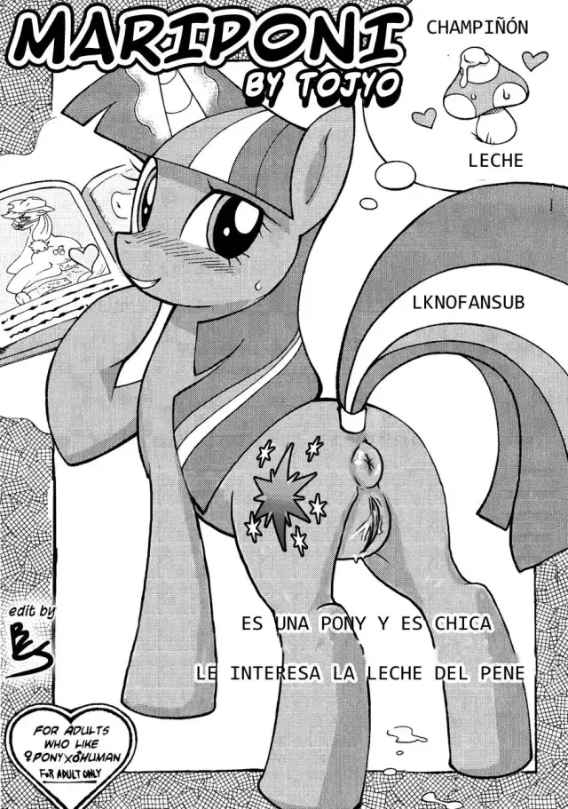 Mari Pony! Pony Datte Onnanoko! Ochinpo Milk ni Kyoumishinshin | Es una Pony y es Chica le Interesa la Leche del Pene cover