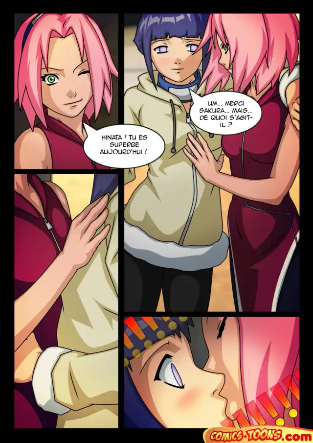 Sakura X Hinata cover