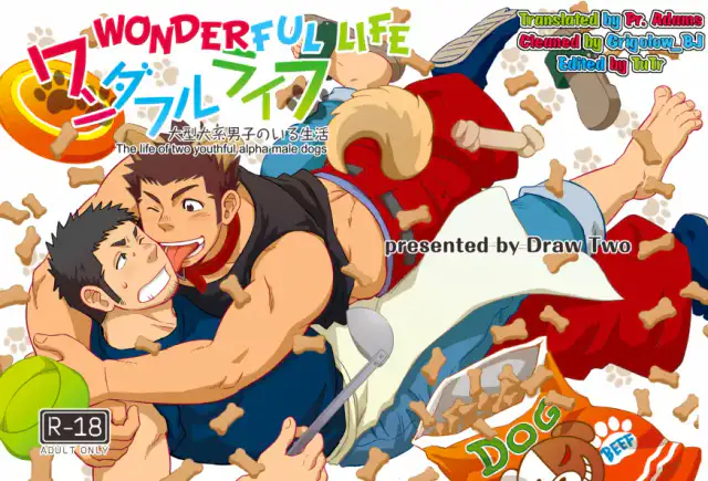 Wonderful Life - Oogataken-kei Danshi no Iru Seikatsu | Wonderful Life - The life of two youthful alpha male dogs cover