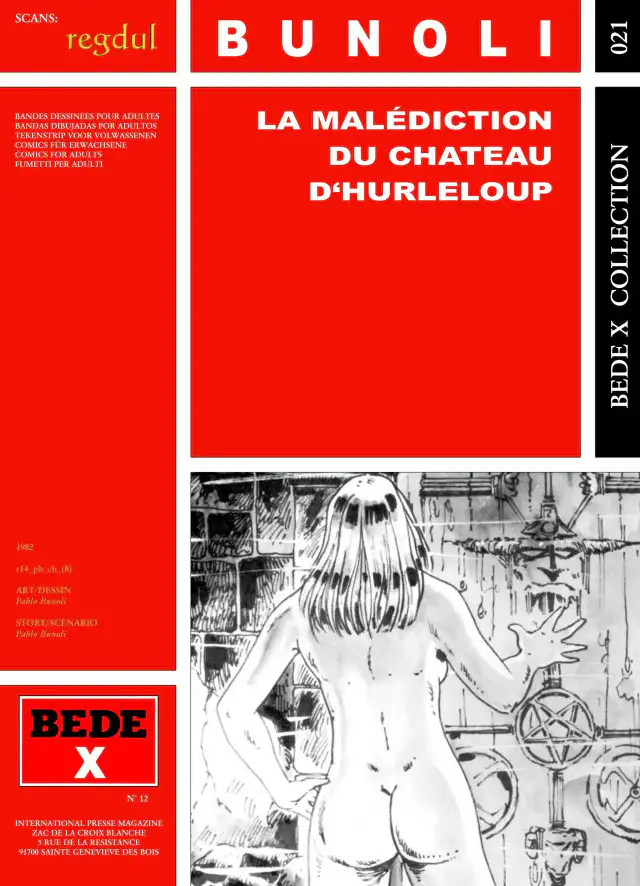La malédiction du chateau d’hurleloup cover