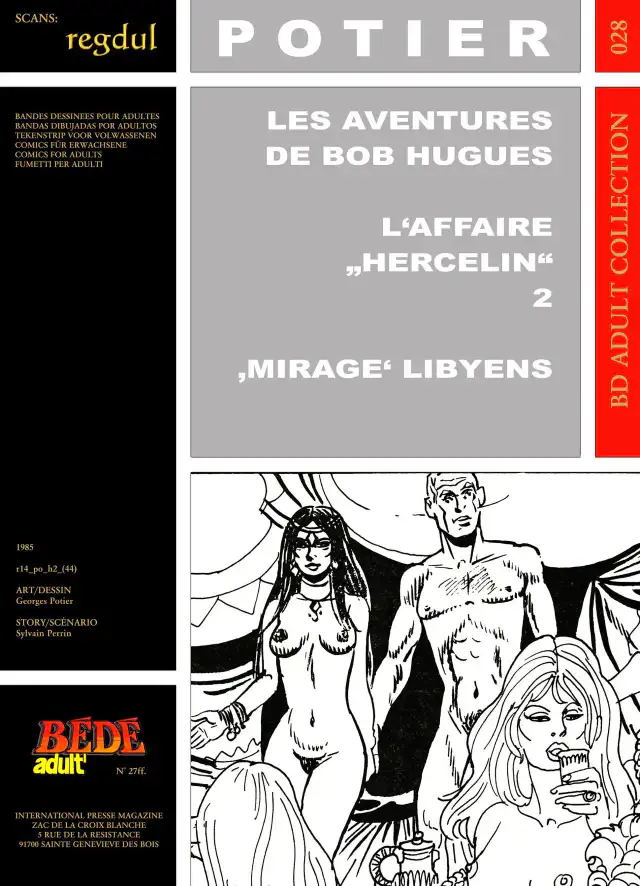 L’affaire Hercelin #2 - Mirage Lybiens cover